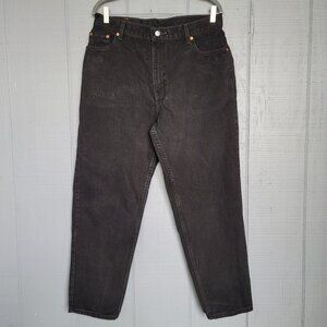 Levi's 550 Vintage 90s Women's High-Rise Black Denim Jeans. Size LS